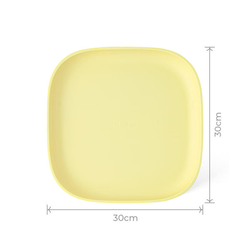 Mango蠻果寵物餐墊防水防滑貓咪碗墊貓碗墊子大號餐具墊貓碗餐盤 【蠻果黃】小號餐盤