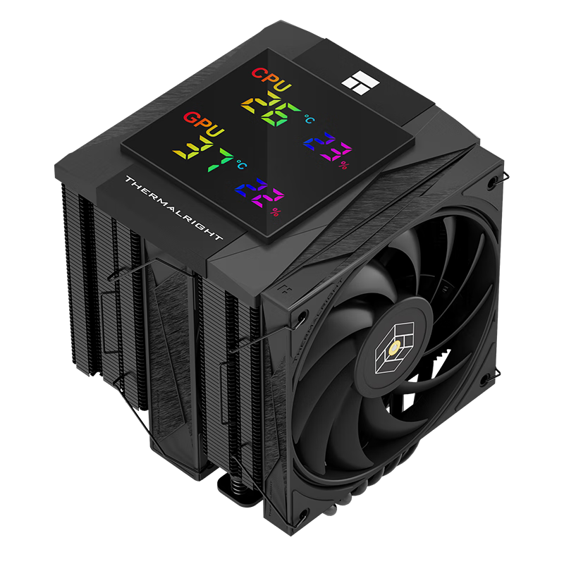 Thermalright(����) Royal Knight 120 DIGITAL BLACK �ʼ���ʿ ����ɢ���� �����ڴ� RK120 DIGITAL BLACK  