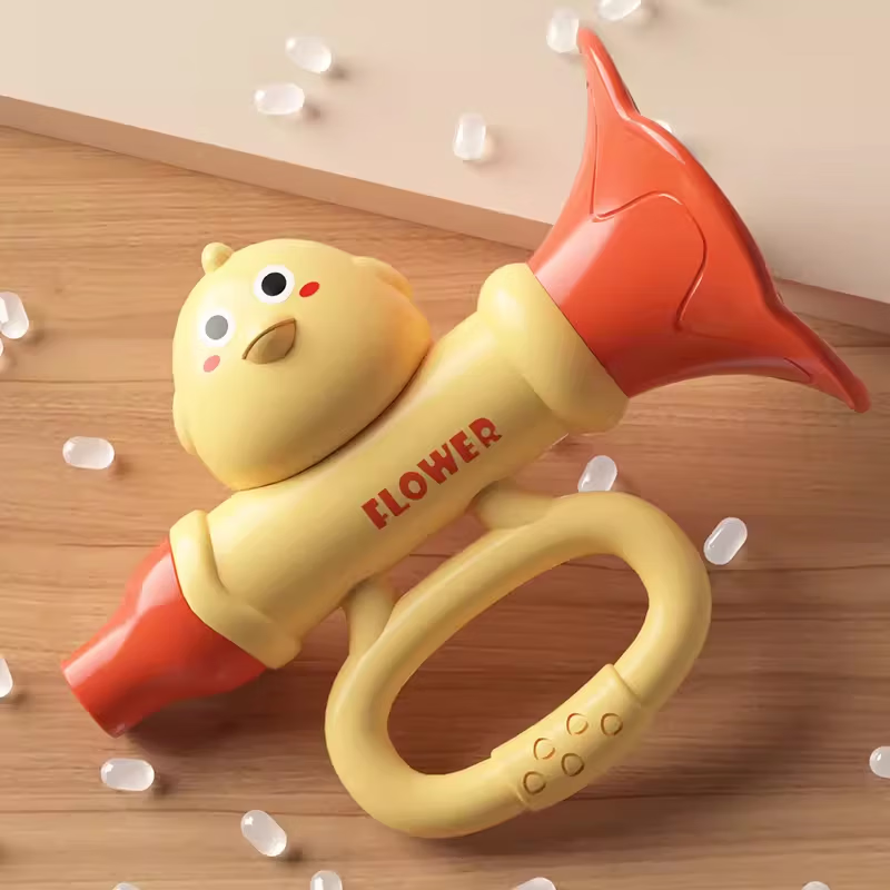 酷迪象婴儿喇叭玩具8个月可吸可吹宝宝吹吹乐乐器嗽叭口琴哨子口哨 小鸟喇叭