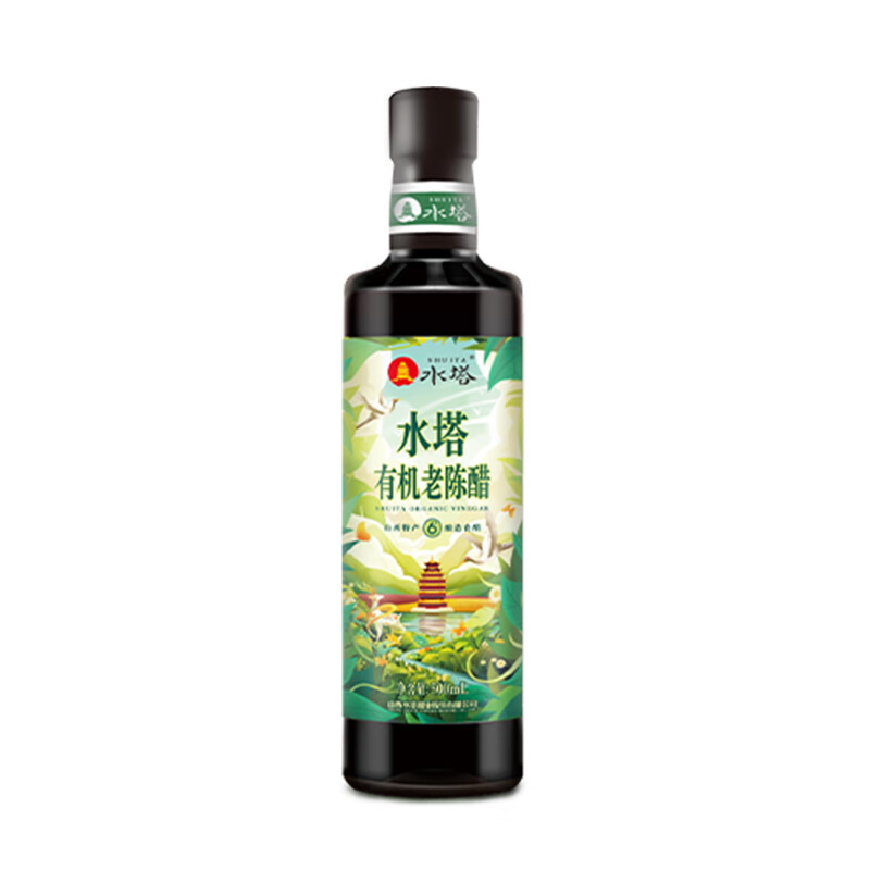 水塔陳醋有機(jī)醋山西醋陳醋家用食用老陳醋6度涼拌餃子醋小瓶500ml 500ml*1瓶
