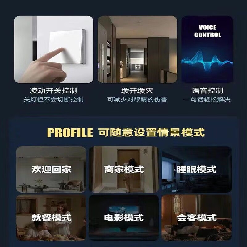 已接入米家智能灯带新款mesh2.0新款cob24V线条灯吊顶APP无极调光 米家智能6m灯带+mesh2.0变压器