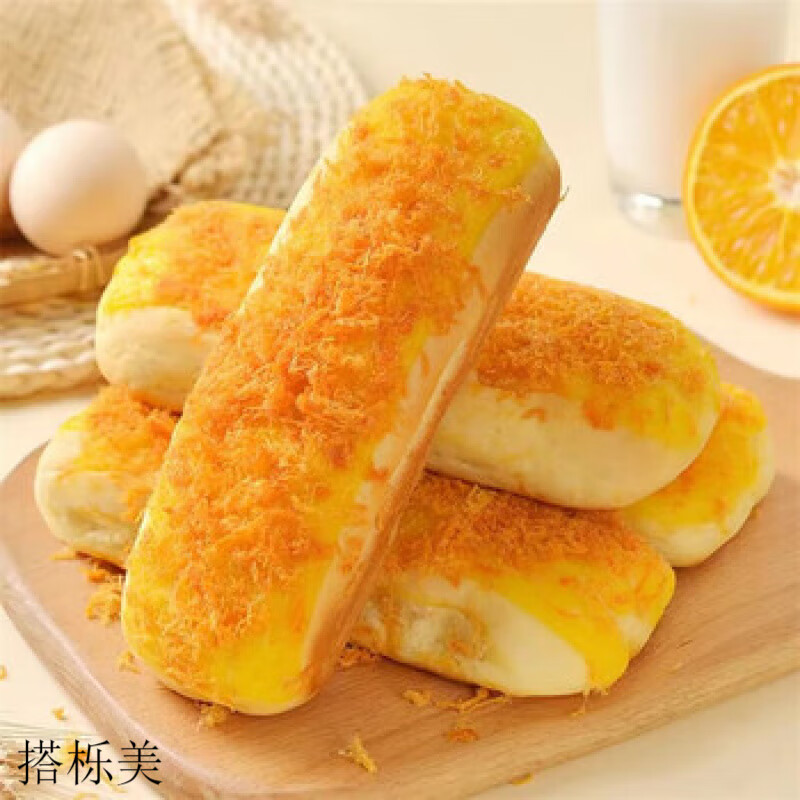 凯利来松松面包18根/箱营养早餐代餐面包糕点小贝点心下午茶 松松面包*1 松松面包*18根