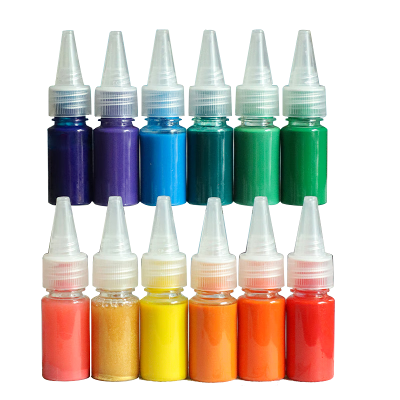 һ���� �Ļ�Ư������ ��������̯ר�÷������Ȳ��ϰ�ȫ��diy���������� ��Ư30�� 10ml 12ɫ���� ����Ԫ������