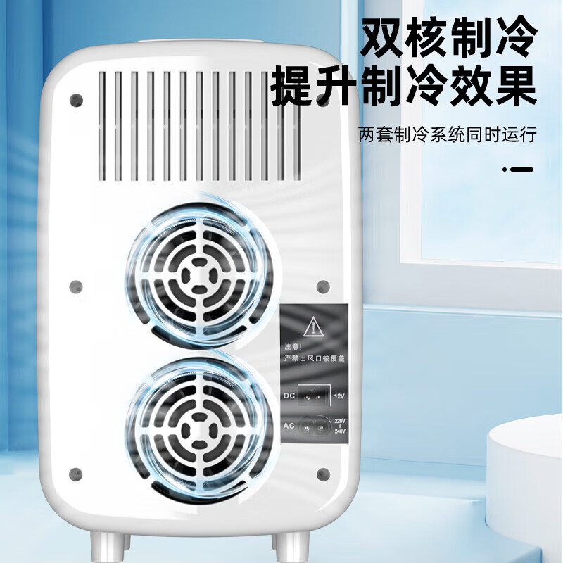 凯吉熊迷你冰箱便携冷藏放药品恒温2-8度胰岛素冰箱母乳化妆品家用车载 数显款-药品母乳冷藏 车家两用 10L