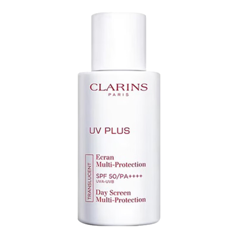 娇韵诗（CLARINS）轻透防晒隔离乳自然色润粉色面部防晒霜隔离霜清爽不粘腻 50ml透明色