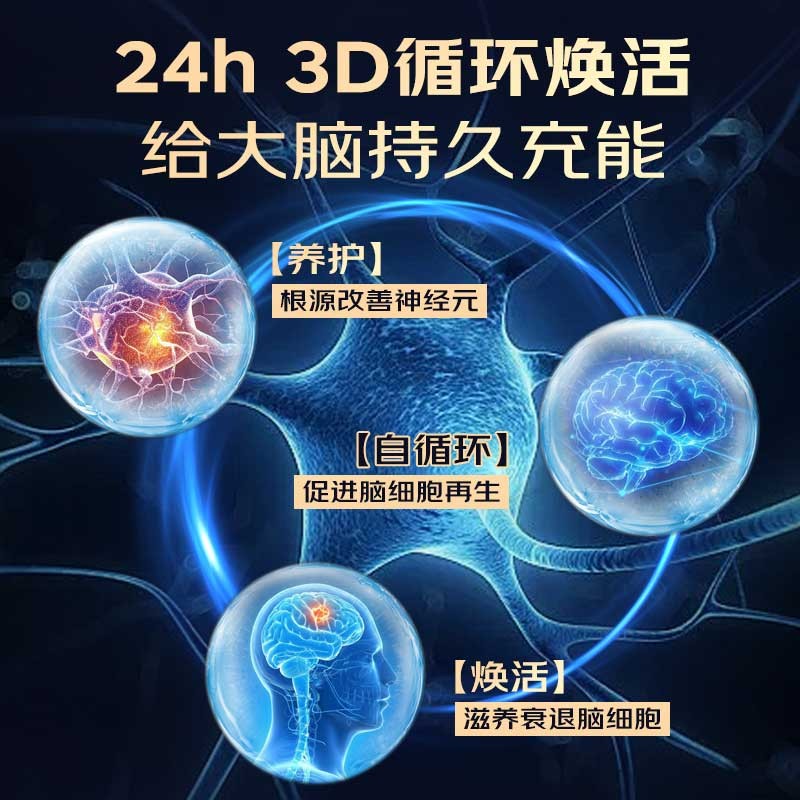 MaggieCareDHA藻油神经酸PQQ补脑增强记忆脑黄金学霸素澳洲进口健脑保健品 单瓶装60粒