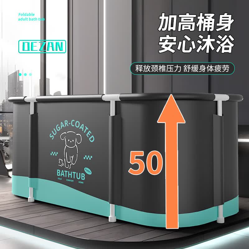 可折叠大型犬浴盆大号泡澡桶药浴金毛边牧洗狗盆狗狗专用洗澡盆 德国技术天蓝色【幼犬适用】直径