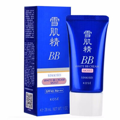 雪肌精（SEKKISEI）BB霜嫩白保濕防水遮瑕防曬隔離霜持久遮斑霜修顏霜BB霜 一瓶