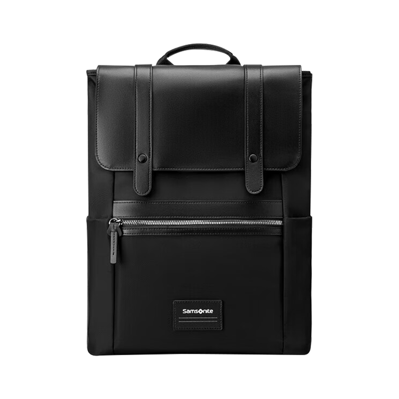 新秀麗（Samsonite）CHIRON系列雙肩包抗菌背包翻蓋設(shè)計(jì)商務(wù)旅行通勤電腦包NU4*09011