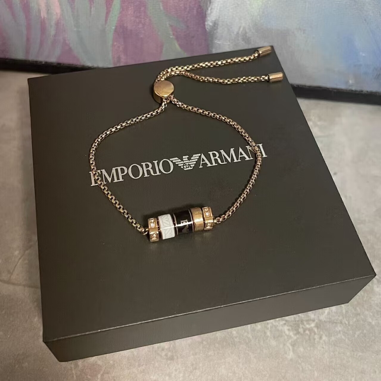 阿玛尼新年礼物阿玛尼项链女官方小蛮腰项链手链女高级感精致送女友