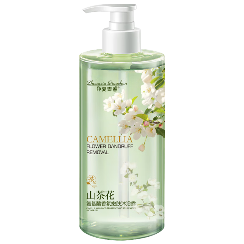 山茶花洗发水控油蓬松去屑洗发露氨基酸留香养发洗头膏液男女通用 山茶花去屑洗发水500ml【1瓶装】