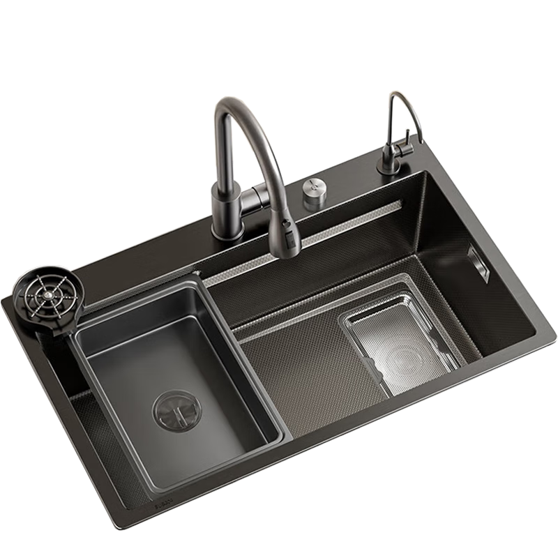 JOMOW5.0 �Ӻ����ˮ�۴󵥲� 304�����ϴ���� һ���� ѹ�Ƽ����� ����75*45 5.0�����˫�ع��� 228Ԫ