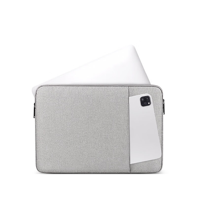 【优选】Macbook笔记本电脑平板内胆包皮套1345.6寸超极本pro 麻灰色 13.3寸（1个装）