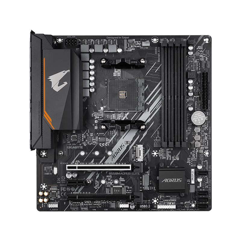 AMD 锐龙CPU 处理器 搭微星/华硕/技嘉B450B550CPU主板套装 板U套装 技嘉B550M AORUS ELITE小雕 R5 5600X(散片)套装