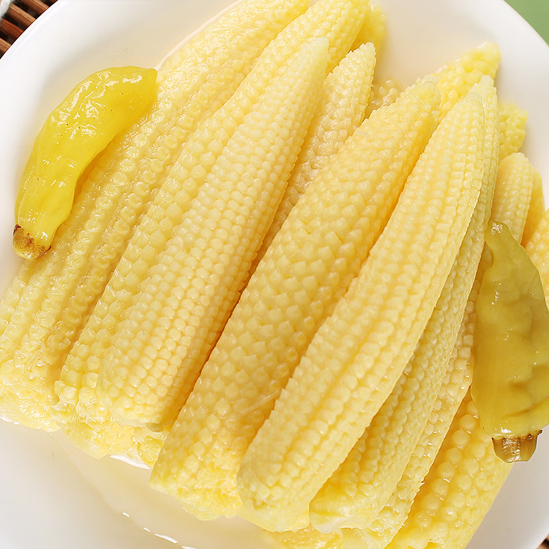 吉食道泡椒玉米笋脆嫩爽口休闲开袋即食小零食非新鲜玉米笋零食 青柠味玉米笋1000g