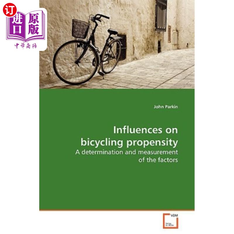 海外直订influences on bicycling propensity 对骑自行车倾向的影响
