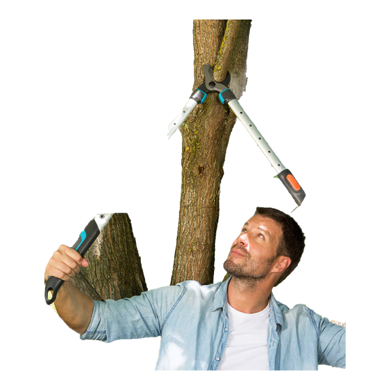 嘉丁拿红点奖德国嘉丁拿GARDENA 进口伸缩园艺粗枝剪 园林树枝大力剪 可修剪不超过42mm的粗硬枝条手