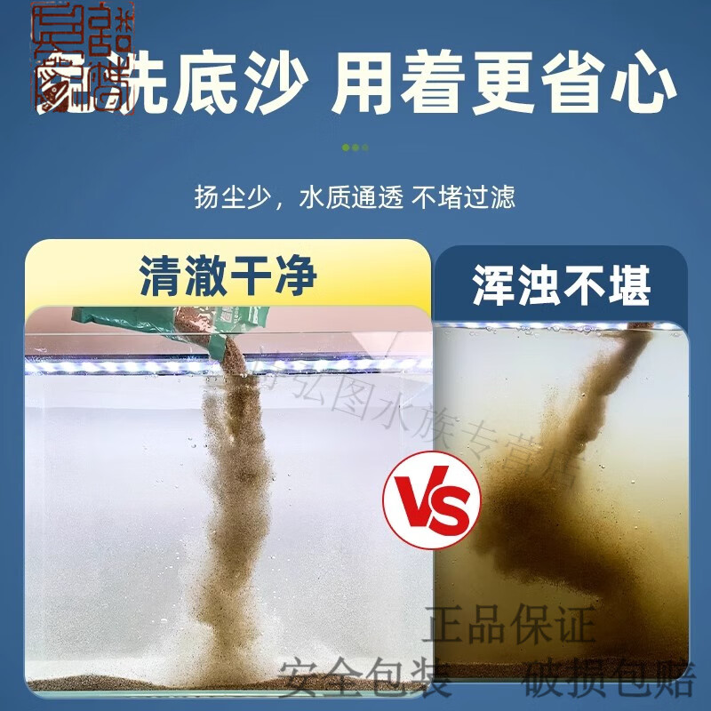 希格鲨尼罗河白鱼缸底砂水族造景河石头沙子底沙溪流石雨林沙天然化妆沙 S【2斤】尼罗河白沙0.5-1mm