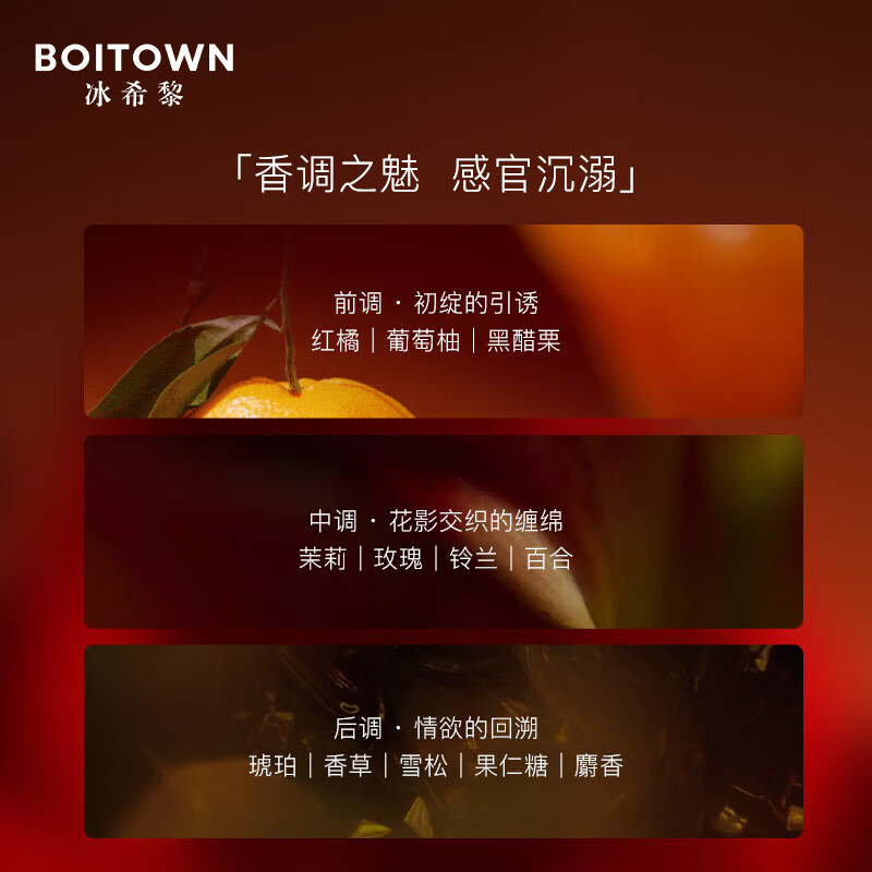 冰希黎（Boitown）沐浴露身体乳香氛夜幕之水润肤露香氛身体乳洗护 洗护套装300g+300g