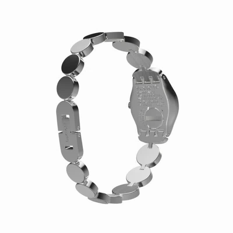 斯沃琪(Swatch)瑞士手表金光环绕不锈钢石英表女士潮流腕表生日礼物女学生石英表 【精美礼袋】金光环绕 YSS317G
