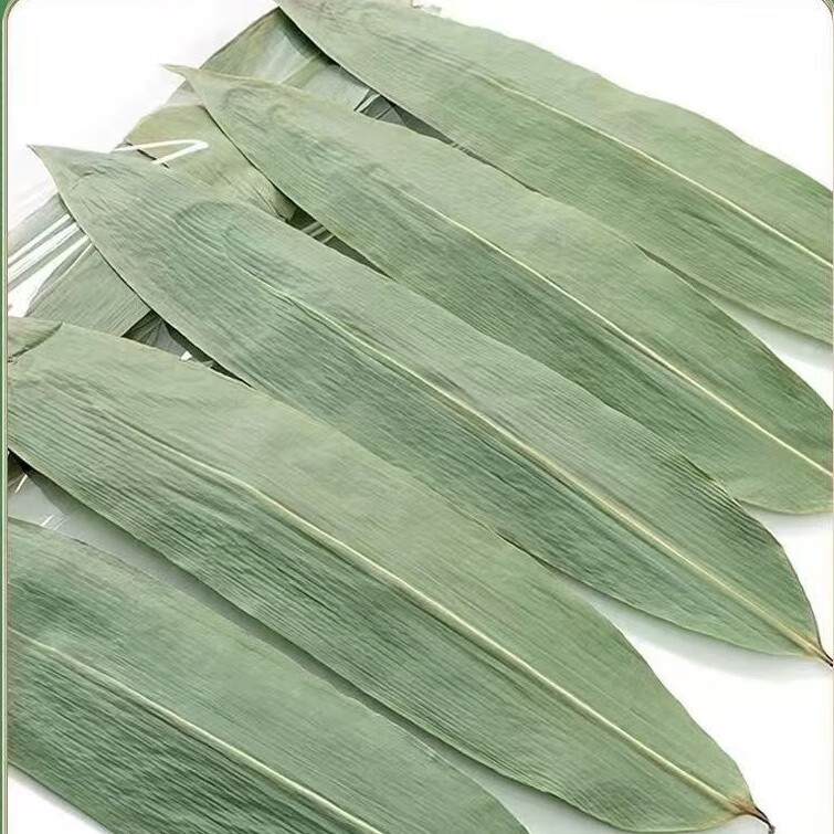 粽子叶干新鲜包粽子专用的大号野生竹箬端午老式材料商批发 20片【干粽叶】