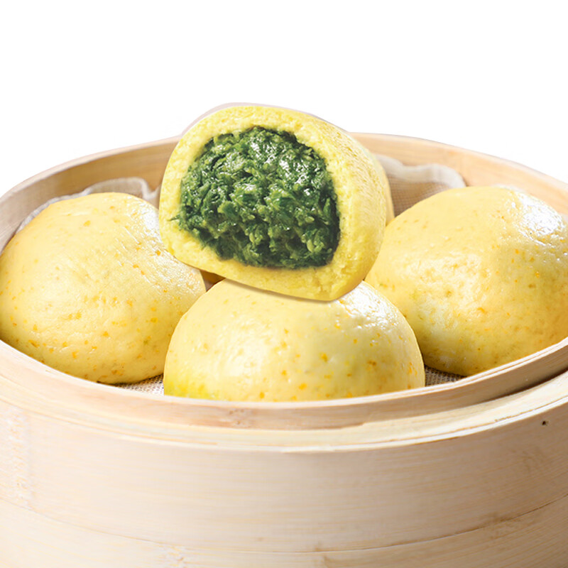 淳食记手作蒲公英菜团子粗粮早餐冻品面点半成品儿童早餐家常风味600g 3袋装100g*18个