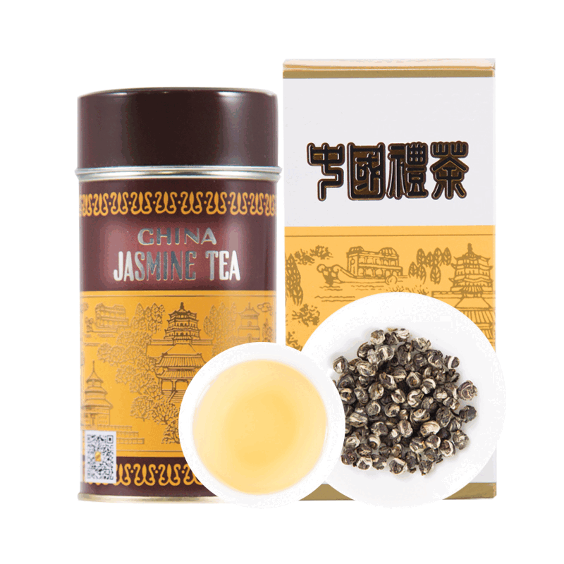 中莉（chismine）名茶國營茶廠福建省福州茶廠新茶茉莉花茶茶葉白龍珠125g
