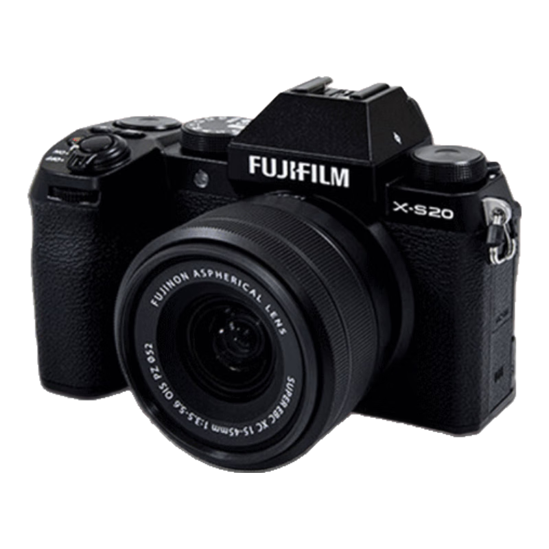 富士（FUJIFILM）富士XS20 X-S20 微單相機學(xué)生復(fù)古美顏照相機 4K Vlgo旅游攝像機 XS20+XC35mm F2 定焦鏡頭 官方標配（機身+電池+肩帶）