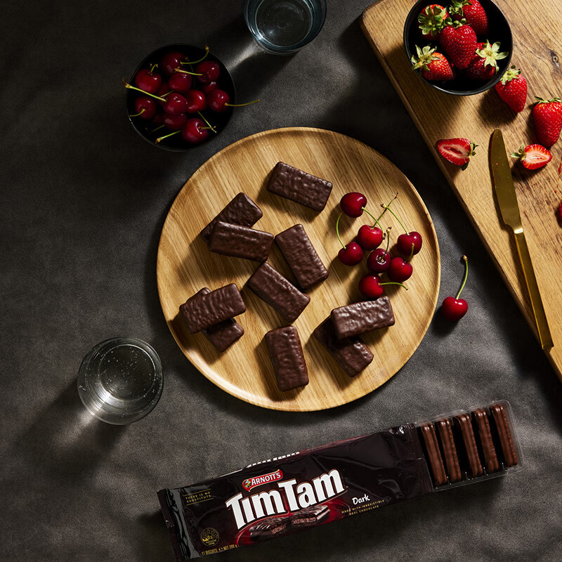 雅乐思【4袋】timtam巧克力夹心饼干雅乐思巧克力小饼干黑白巧克力零食 timtam雅乐思原味2袋+黑巧2袋