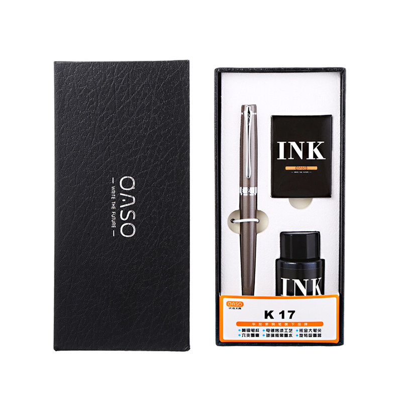oaso优尚钢笔k17商务男女式练字书法钢笔送礼礼物学生用练字钢笔套装