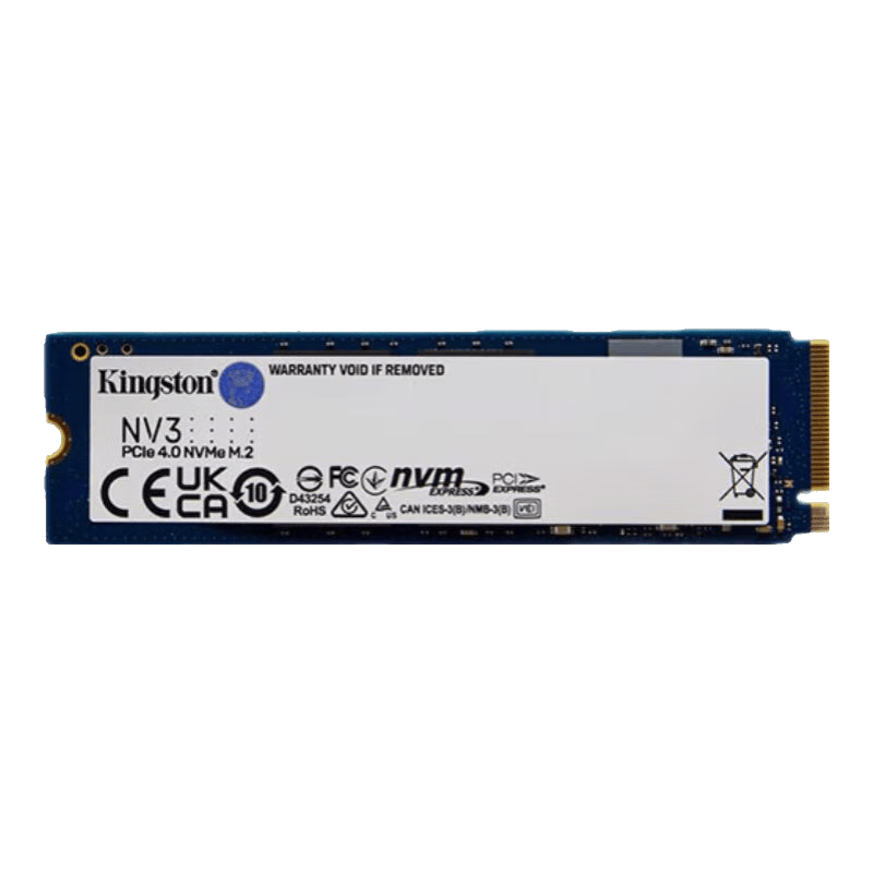 金士顿NV2/3系列 500g M.2高速PCIE4.0固态硬盘nvme协议笔记本台式机 兼容PS5 2280尺寸 KC3000 1TB 2TB NV3 2TB  PCie4.0