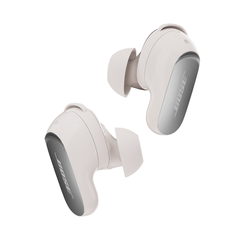 BOSE QuietComfort消噪耳塞UltraII 真无线蓝牙QC4代主动降噪耳机高清通话 大鲨小鲨系列 开学礼物 消噪耳塞Ultra II-晨雾白 大鲨四代