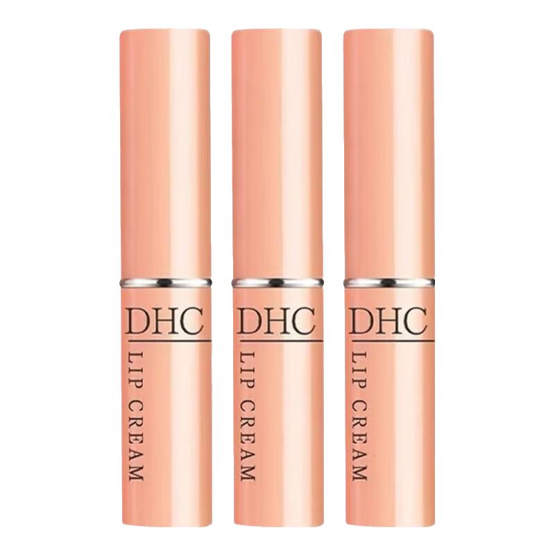 蝶翠詩(shī)（DHC）潤(rùn)唇膏天然橄欖精華保濕護(hù)唇膏男女學(xué)生防干裂脫皮起皮補(bǔ)水滋潤(rùn) 潤(rùn)唇膏1.5g 3支