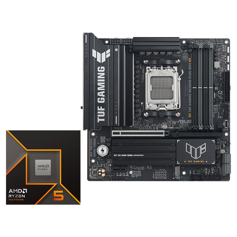 ��˶ TUF GAMING B650EM-PLUS WIFI ���� AMD ����5 9600X CPU ��װ 2298Ԫ