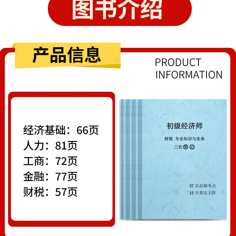 2022初级经济师学霸三色笔记经济基础知