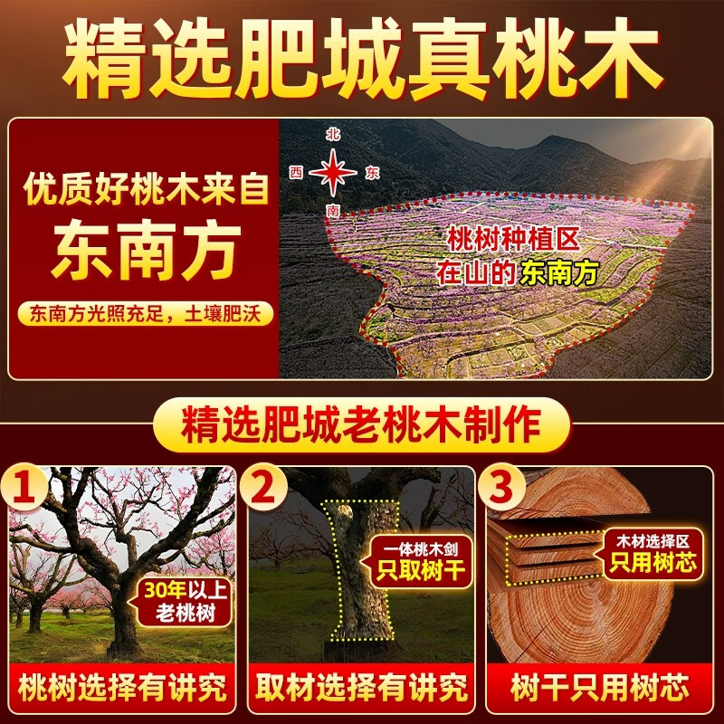 和堂悦舍桃木葫芦挂件入户门五帝钱九五之至尊葫芦铜钱串对门帘子挂件装饰 【财源广进】九五至尊2串（送挂钩）