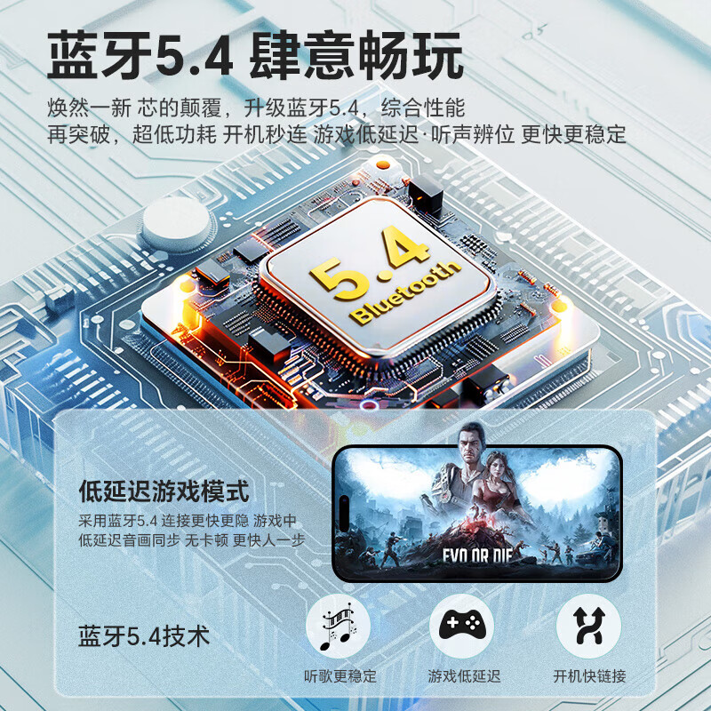 雷登 OHAYO OpenPods T10新一代舒适圈开放式耳机蓝牙耳机挂耳式 新款高音质不入耳骑行跑步运动耳机长续航 米白(重低音立体声)千元级音质