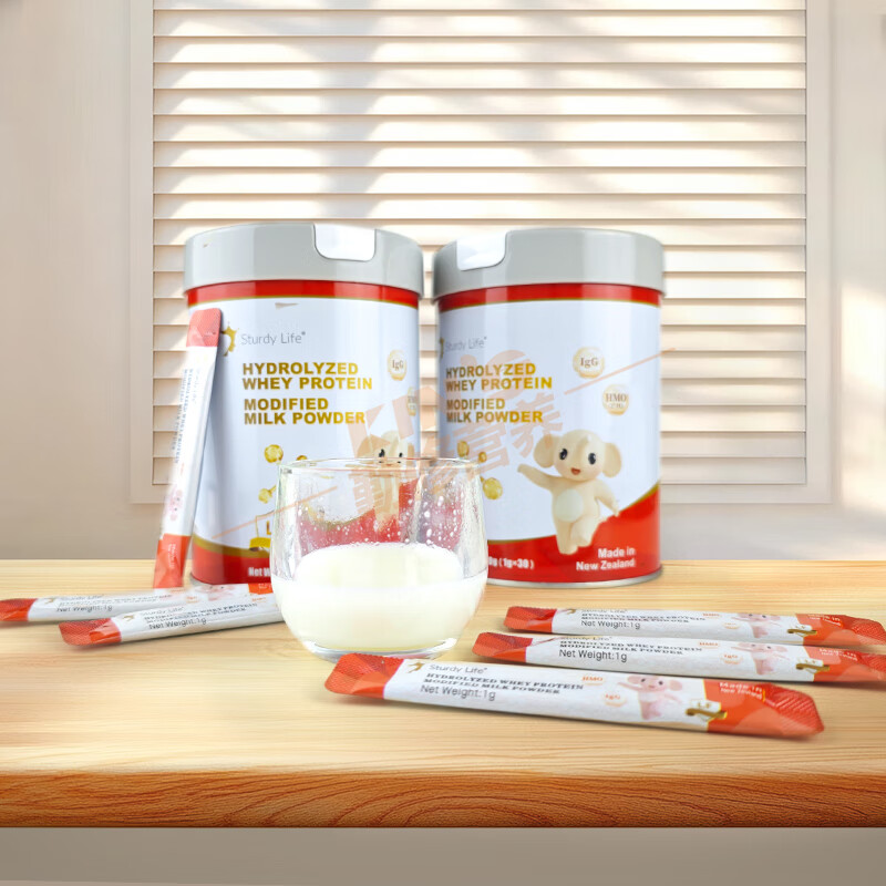 丝德黎STURDY【品牌官方授权店】丝德黎水解乳清蛋白调制乳粉30袋 乳铁蛋白IgG 丝德黎水解乳清蛋白调制乳粉：3罐装