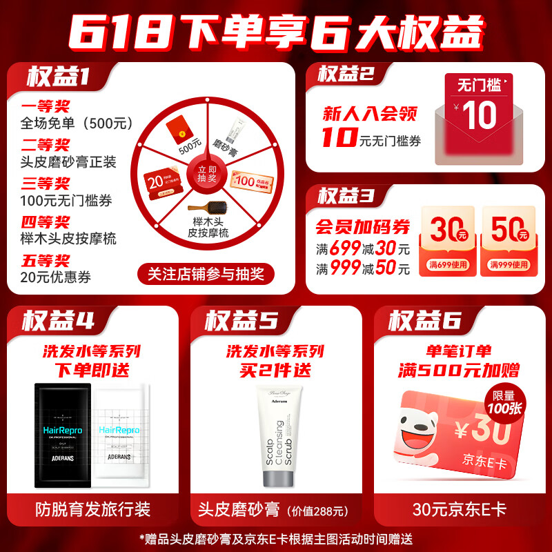 爱德兰丝晓姿联名抗糖洗发水 防脱洗发水凝润洗头洗发露去屑止痒蓬松修护 晓姿联名抗糖洗发水