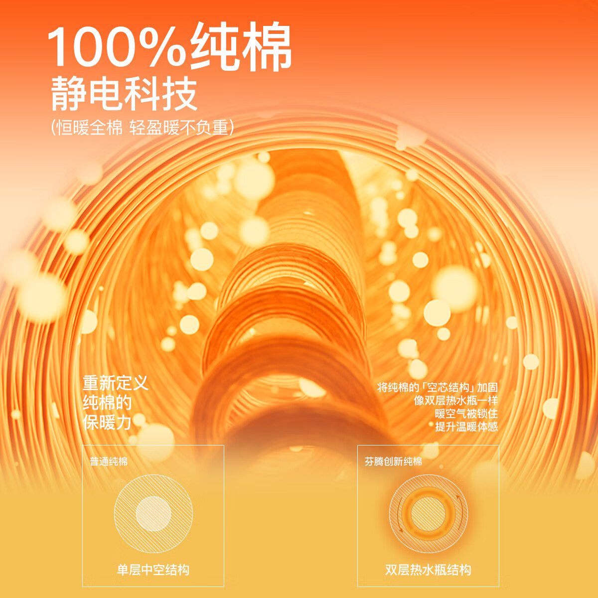 芬腾保暖内衣【100%纯棉 防静电】情侣圆领温暖打底套装秋衣秋裤新年 男款-铁灰 XL