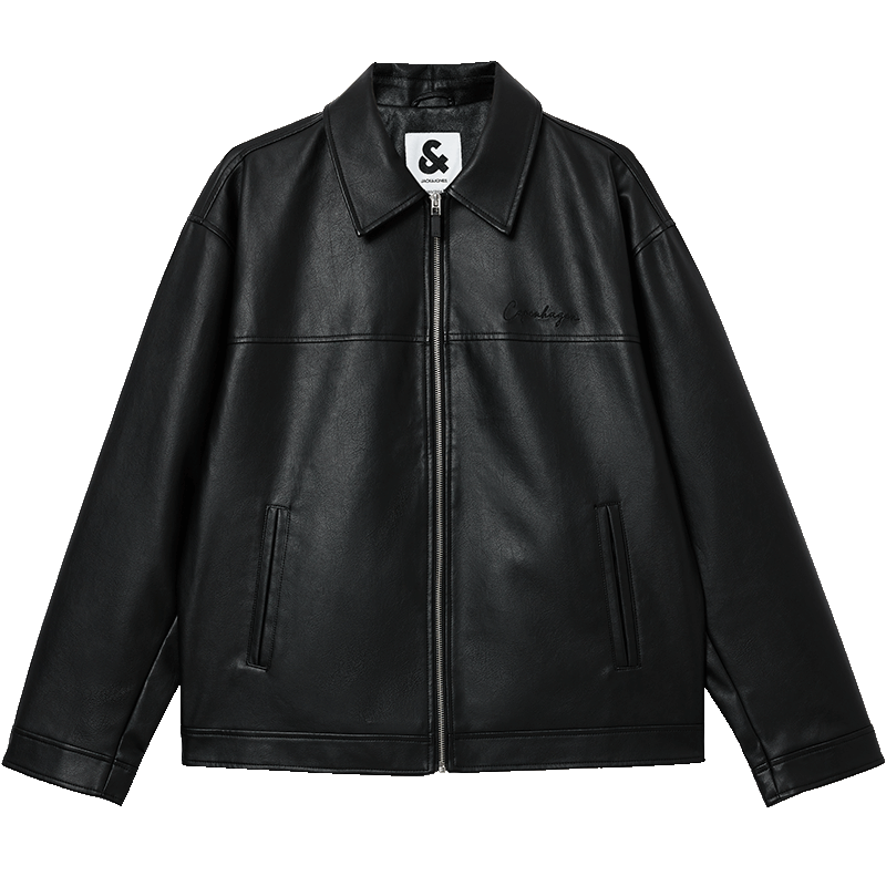 �ܿ�?��˹��JACK&JONES����װ�＾�¿����ʽ��������֦��PU���ɷ���п�����2253P3008 E40��ɫ ���� M ��175��