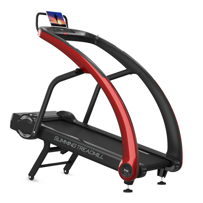 家用跑步机爬山机走步机爬坡商用健身器材室内健身房有氧ST 跑步机+爬山机二合一/华贵红:专