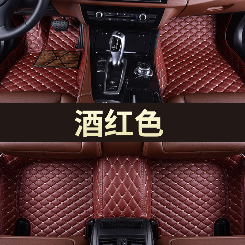 2t防水老丝 酒红色