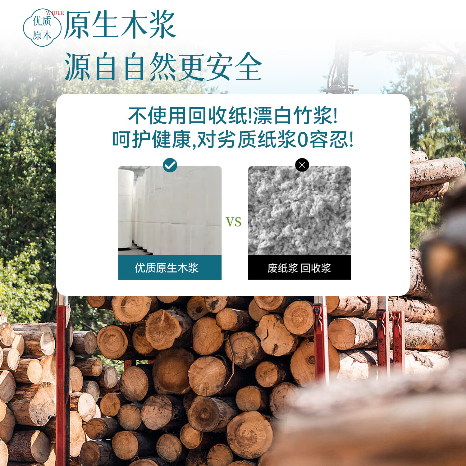 唯得（wider）水乡风情抽纸5层加厚纸巾批发400张加量家用可湿水实惠学生宿舍纸 家用办公 5层 80抽*100包 旅行装