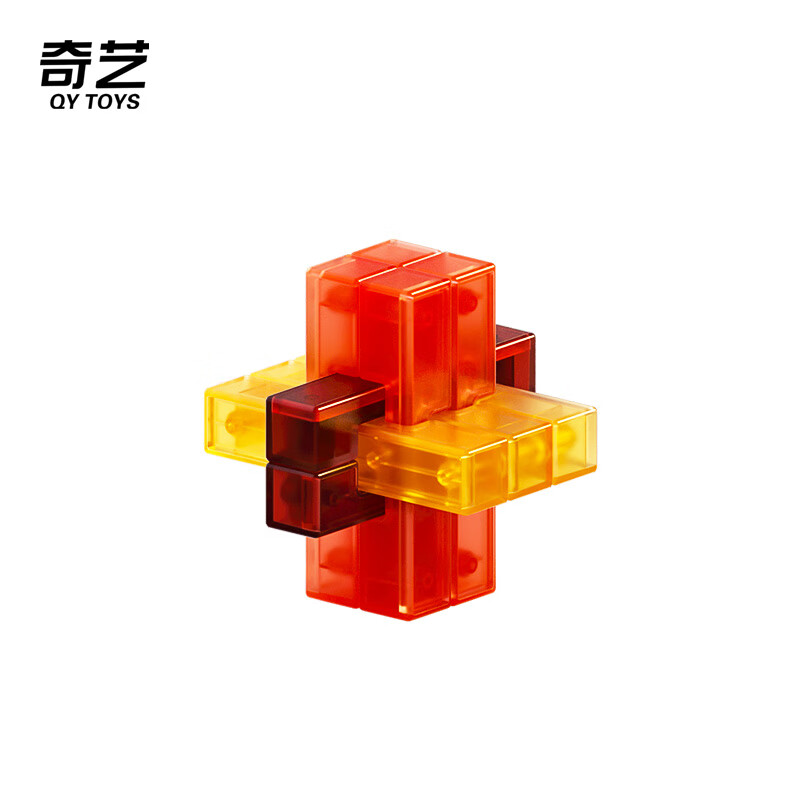 奇藝琉璃色孔明鎖解環(huán)魯班鎖中國風(fēng)兒童六一節生日禮物早教啟智玩具 九根鎖【鳶茶】