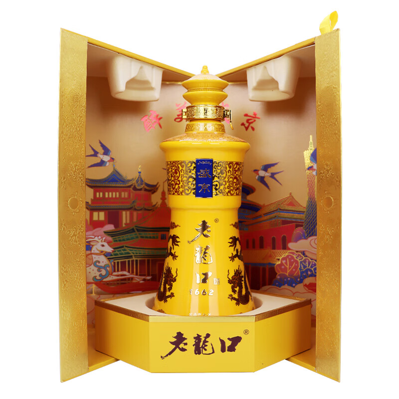 老龙口 盛京 52度 优级 浓香型白酒 500ml单瓶装 52度 500mL 1瓶 盛京(皇)