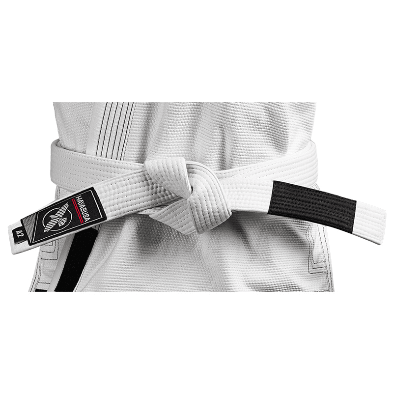 HAYABUSA隼柔術(shù)腰帶巴西柔術(shù)道帶白帶藍帶柔道跆拳道男女格斗腰帶 白色 A0