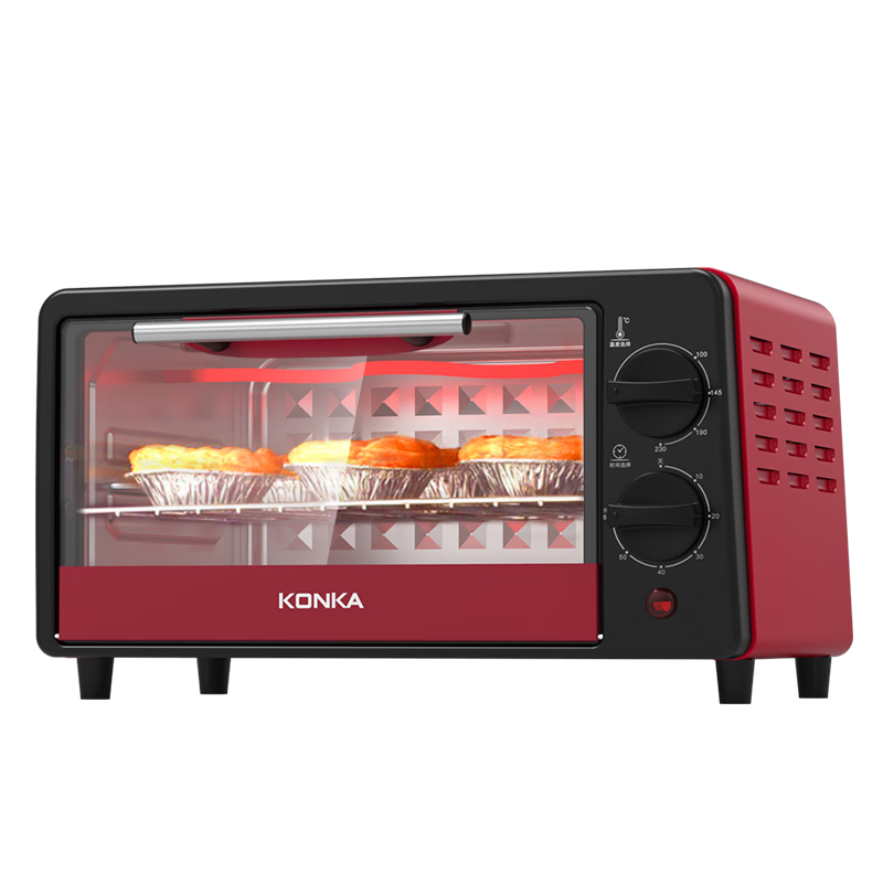 康佳（KONKA）電烤箱家用一機多能迷你小烤箱風爐 12L容量小型電烤爐 KAO-1208(DS)