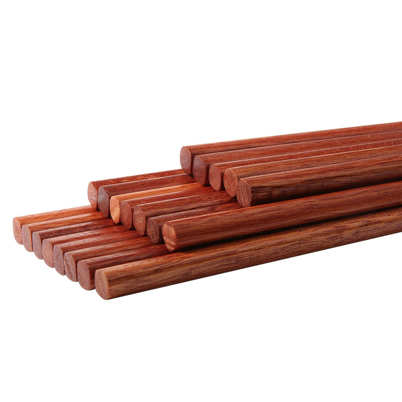 原森太紅鐵木筷子家用餐具一人一筷雙十一 【發(fā)霉包換】無(wú)漆無(wú)蠟紅鐵木筷子