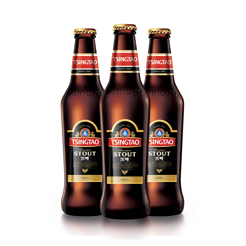 青岛啤酒 黑啤18度 330ml*10瓶礼盒装 - 智评测